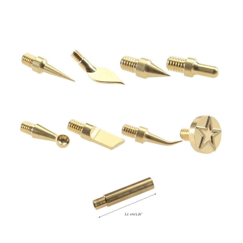 Soldering Iron Tips Soldering Welding Iron Kit Soldering Heat Insert Nut Replace