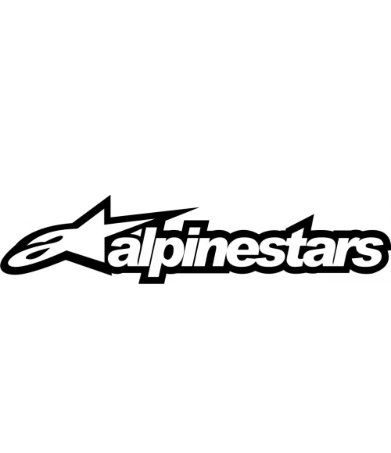 Alpinestars JDM Euro Vinyl Decal Sticker Drift