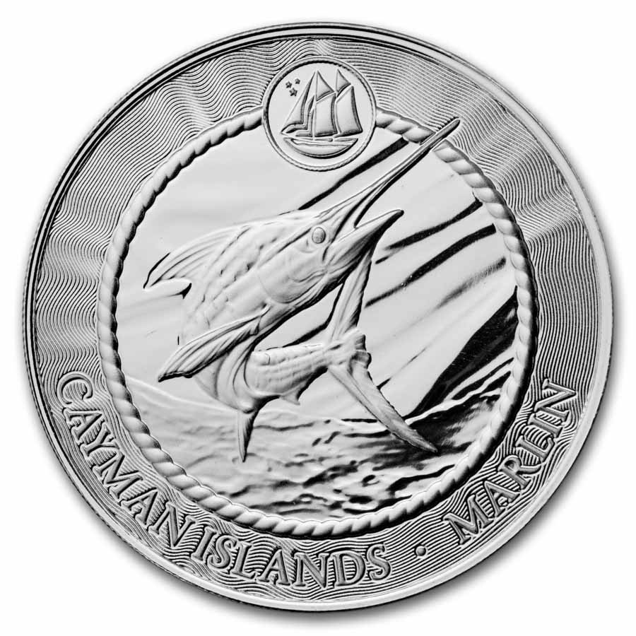 2026 Cayman Islands 1 oz Silver Marlin BU
