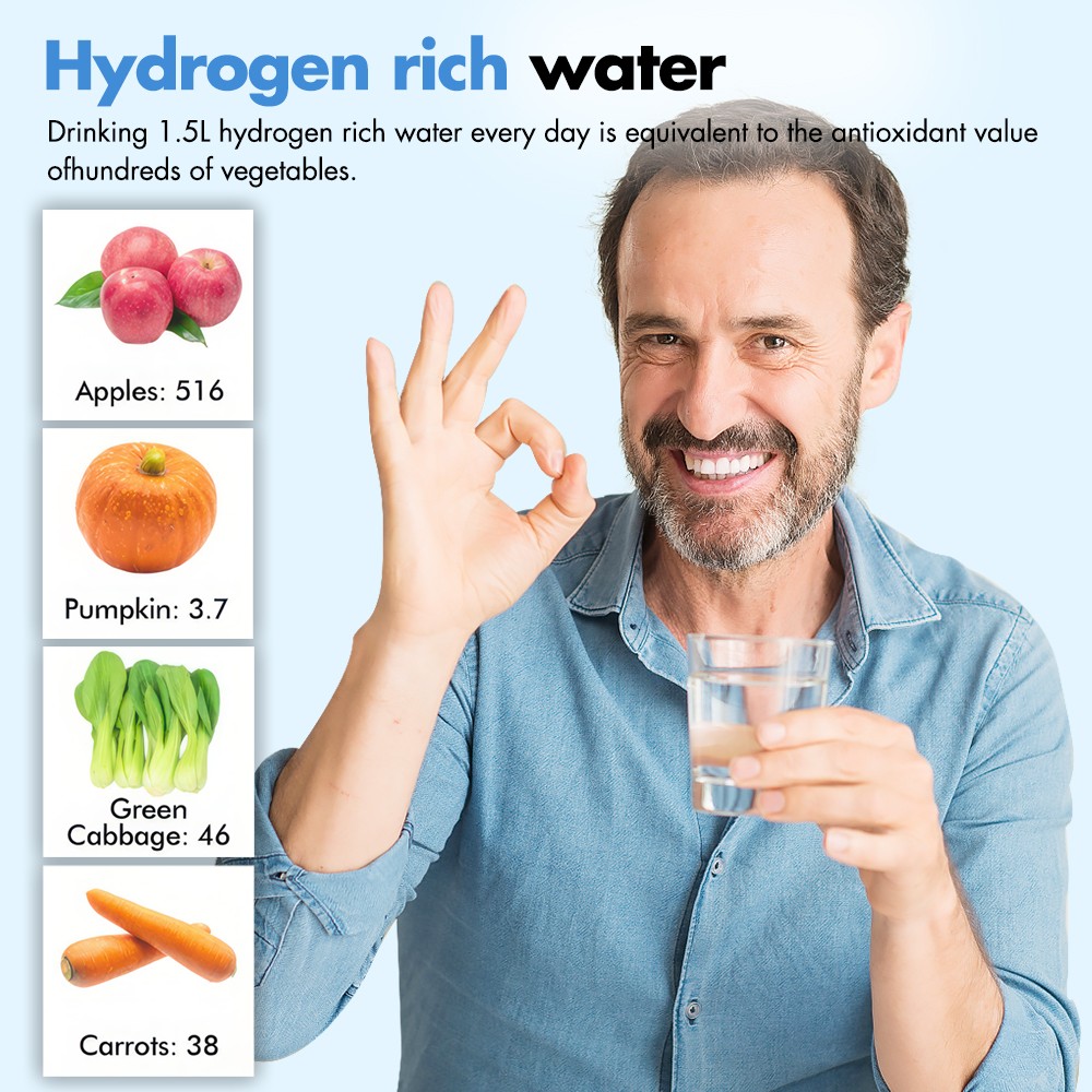 Hydrogen Water Electric Hydrogen Water Ionizer Generator Machine Water Generator