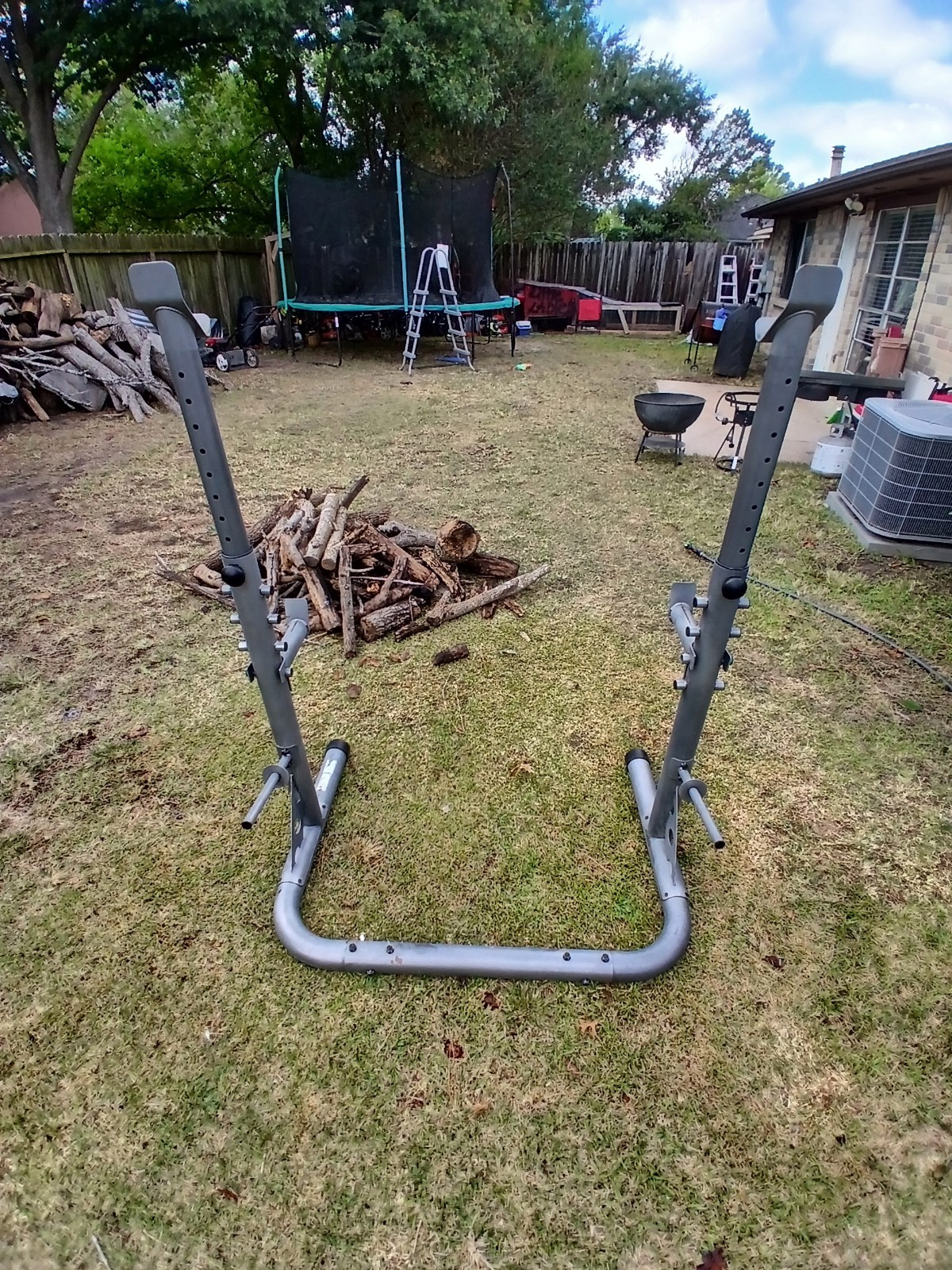 Adjustable Squat Rack Barbell Bench Press Rack for Weightlifting