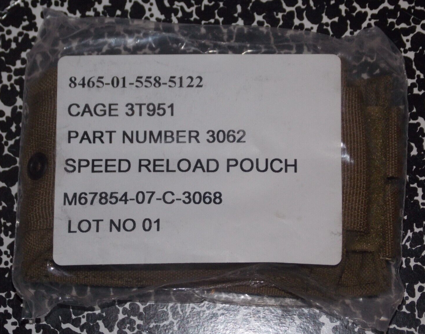 Military Issue USMC Issue MOLLE Coyote Brown Speed Reload Magazine Pouch