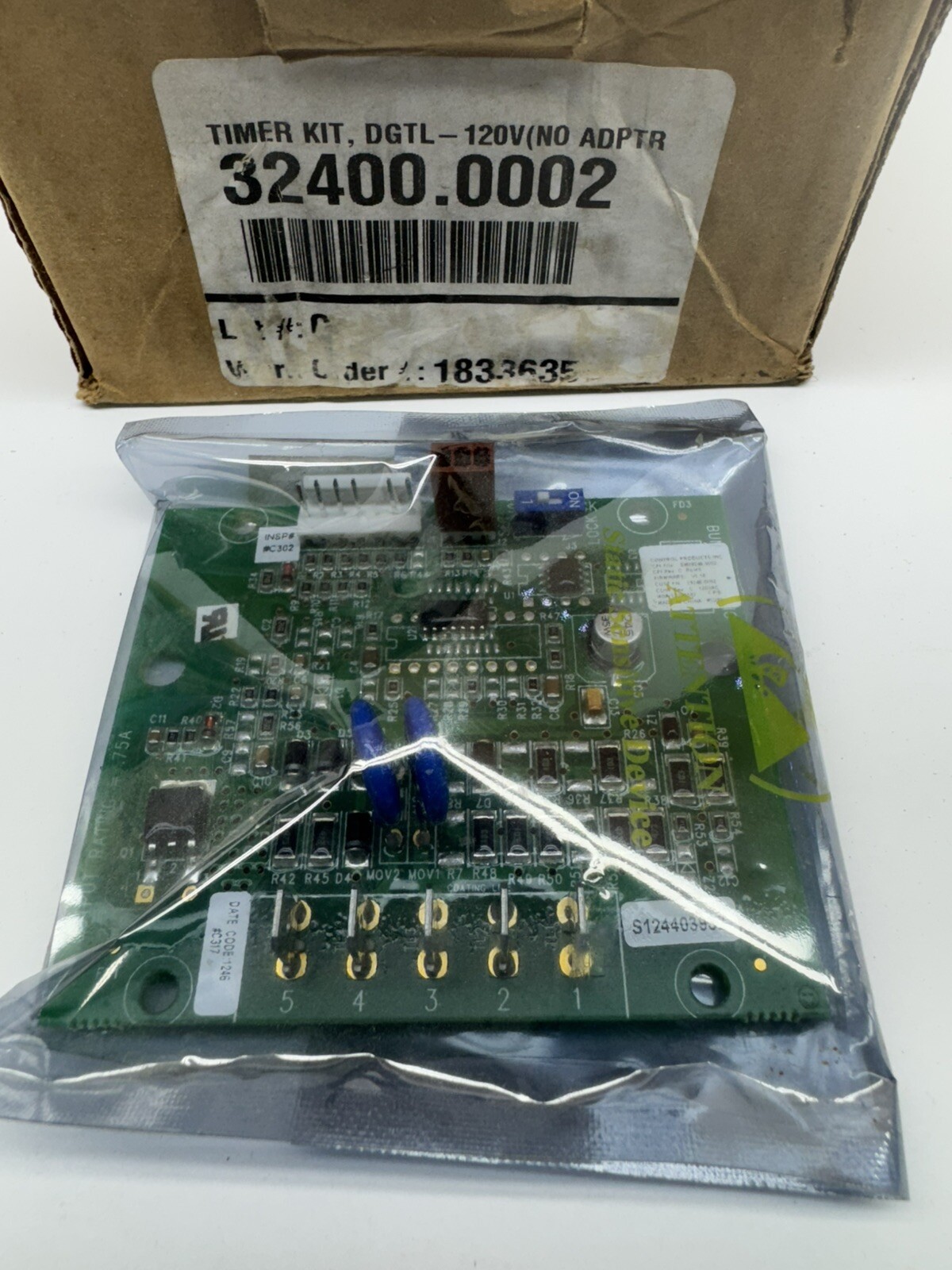 NEW BUNN 32400.0002 OEM 120V DIGITAL TIMER REPLACEMENT KIT NO ADAPTER