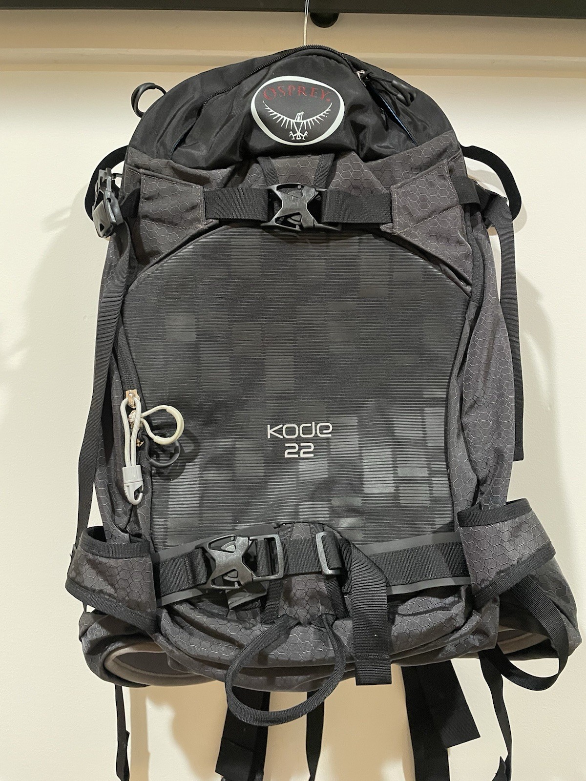 Osprey Kode 22 Backpack Hiking Outdoors Black