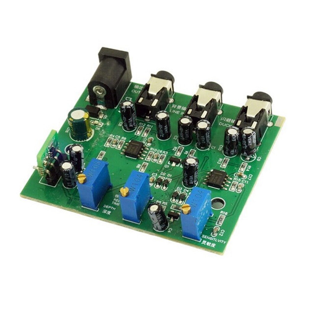 Audio Ducking Voiceover Ducking Circuit Module for General Public Address H8M3