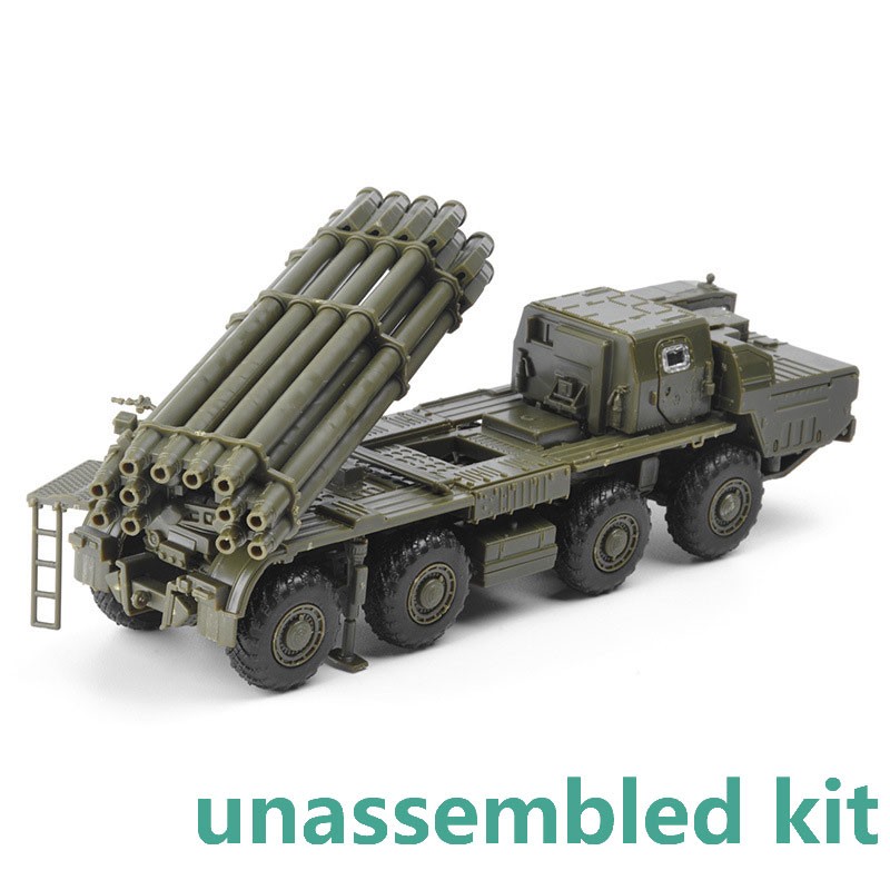 1:72 DIY Russian Long-Range Rocket Launcher Ornaments Unassembled 4D Model Kit