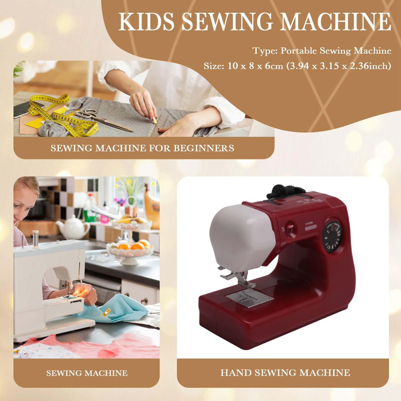 Portable Sewing Machine Sewing Machine Simulation Sewing Machine Ornament9209
