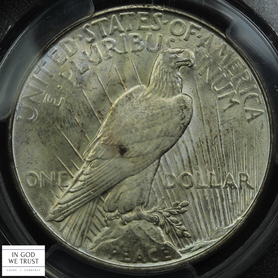 1934 D Peace Silver Dollar $1 PCGS MS 65