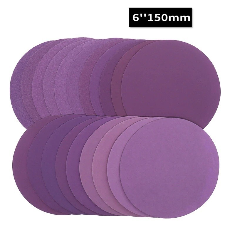 Sanding Discs 6 Inch 150mm Hook Loop 60-10000 Grit Sandpaper Orbital Sander