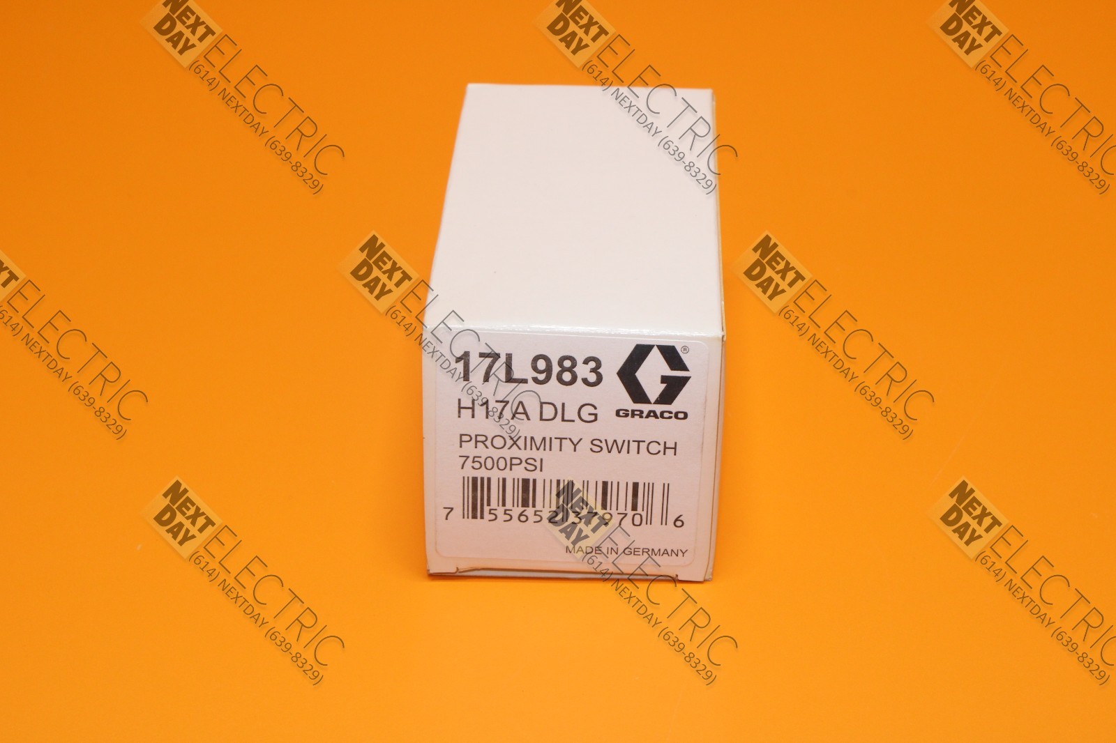 Graco, 17L983, Proximity Switch Great Lubricator Pump Sensor 7/16-20 7500 PSI
