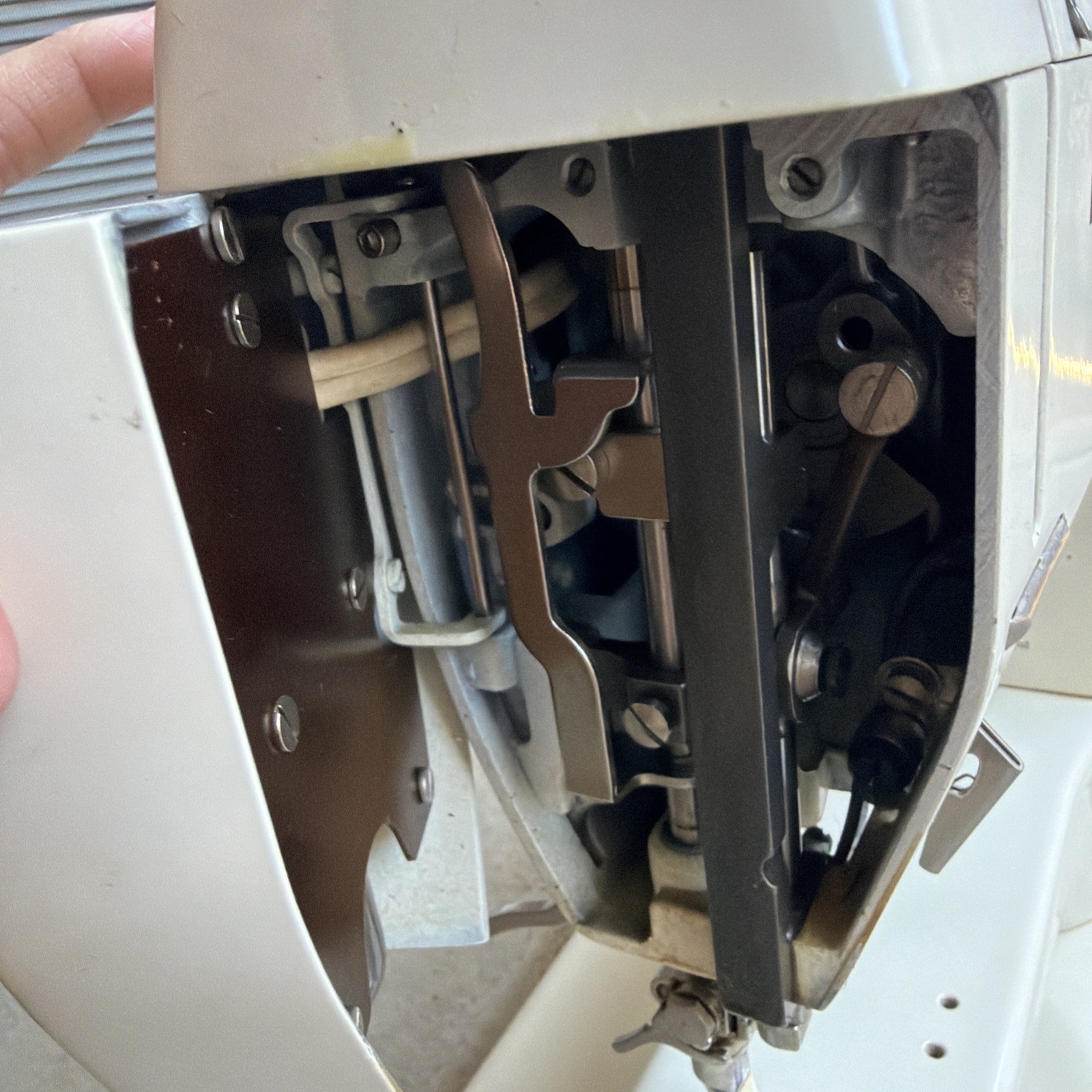 Bernina 830 Record Sewing Machine Only - Powers On, Missing Pieces - Sold As Is