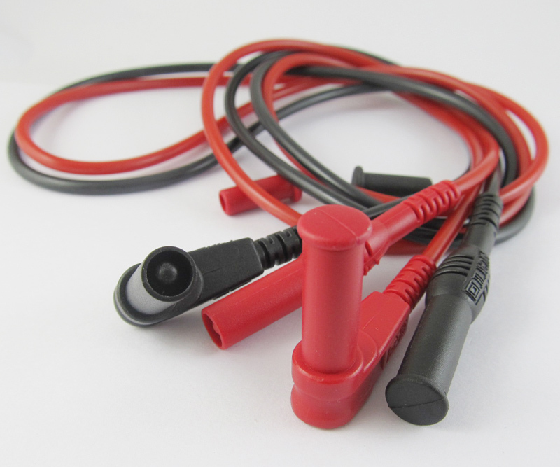 1set 1000V 10A Full Insulated Banana Plug UNI-T UT-L14 Multimeter Silicon Probe