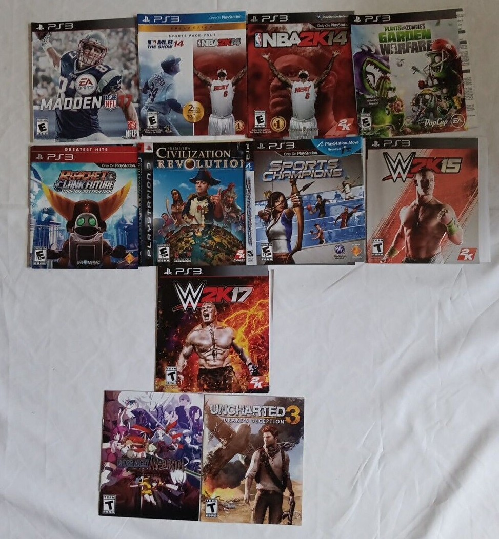 Playstation 3 Replacement Cover Art
