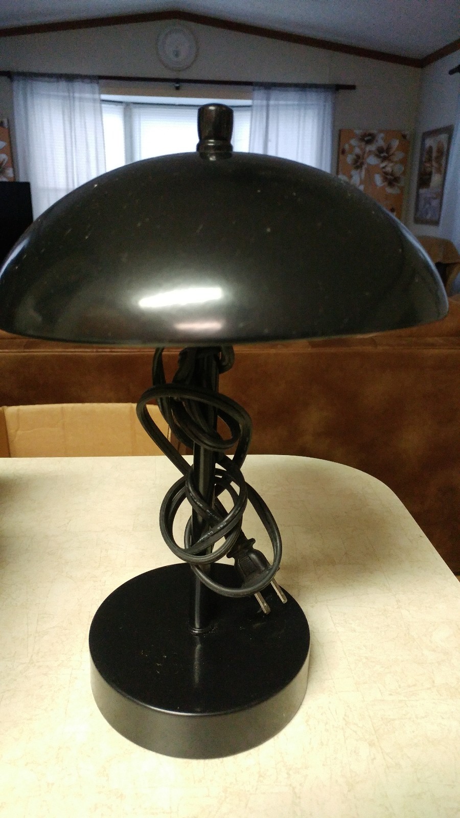 Cute Table or Desk LAMP w/SHADE Approx 12" Tall FREE SHIPPING