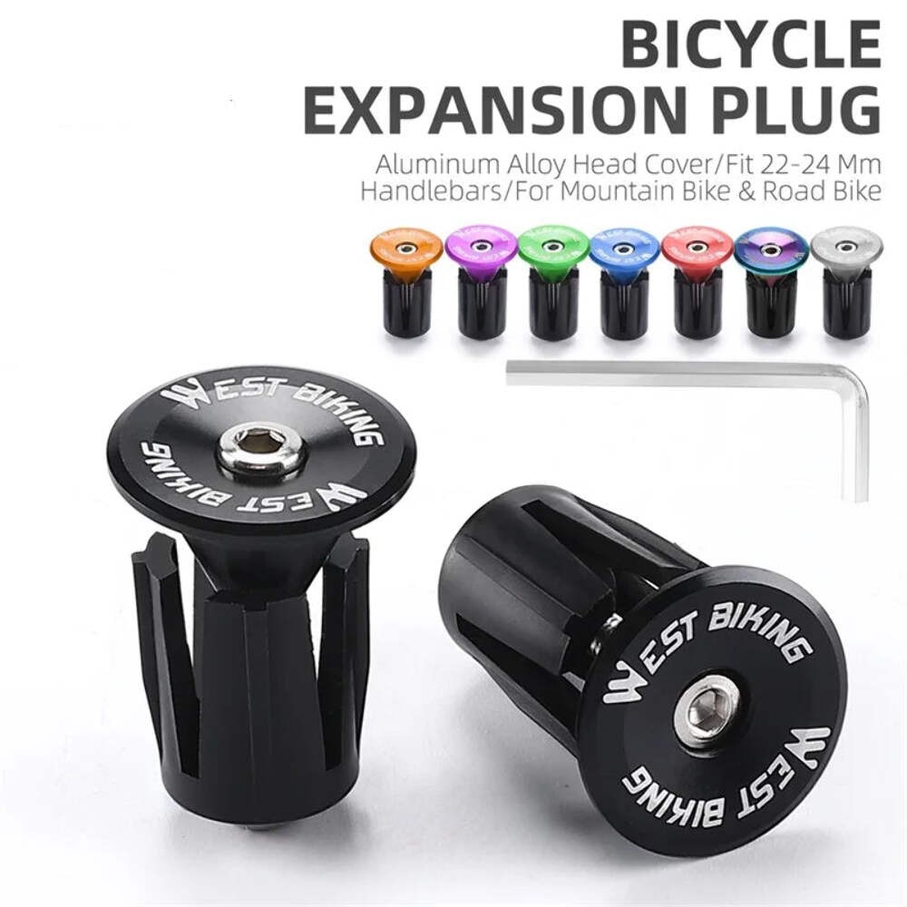 Aluminum Alloy Handlebar Bar End Plugs 6061, Mechanical Expansion
