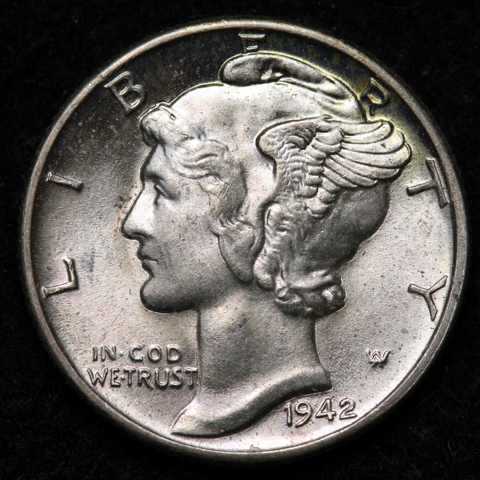 1942 Mercury Silver Dime GEM BU *UNCIRCULATED* MS E278 ZKQCS