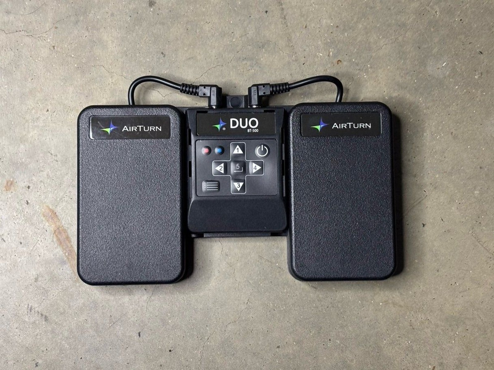 AirTurn DUO 500 / Bluetooth Page Turner Pedal / Silent Footswitch / BT-500 MIDI