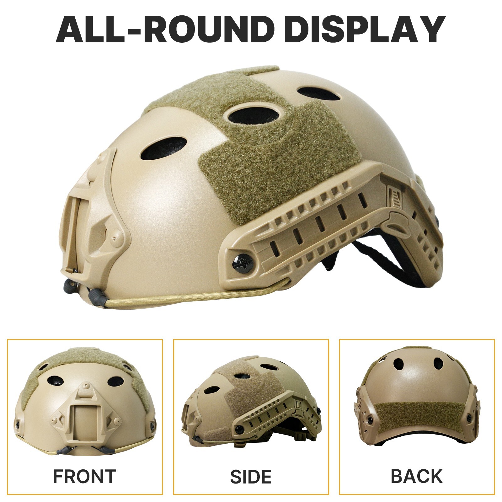 Tactical Airsoft Paintball Protective Combat FAST Helmet Riding Gaming Climbing