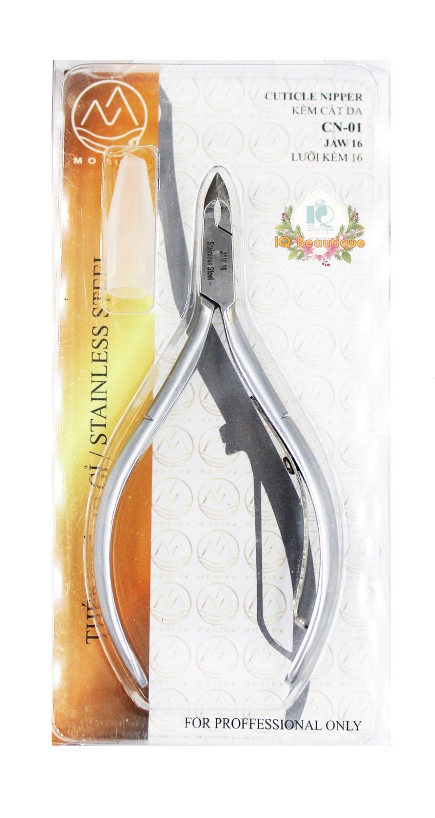 MONIKA Stainless Steel Professional Cuticle Nipper - All Jaw Size & Model