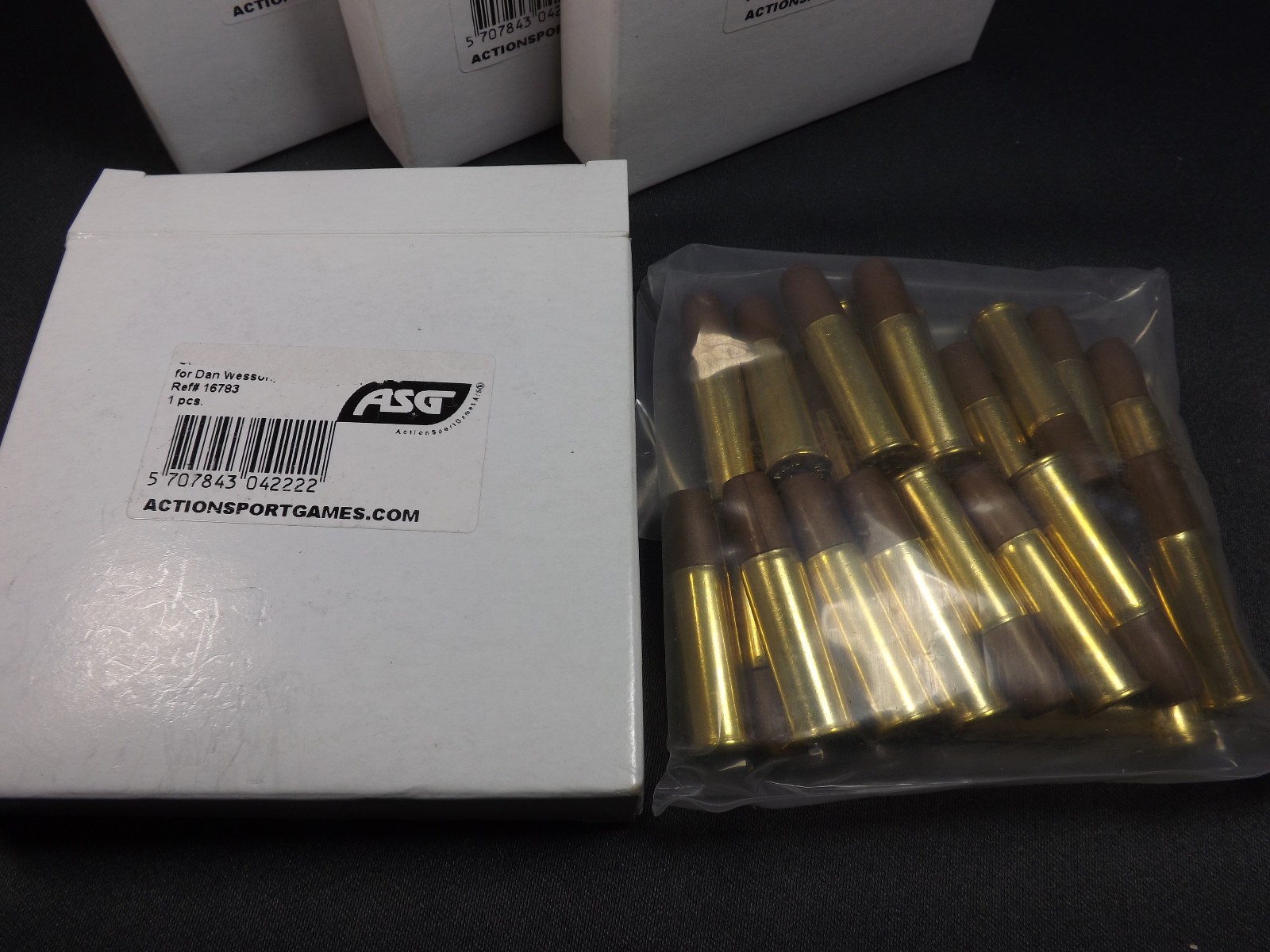 NEW ASG 25 Pack Dan Wesson 4.5 mm .177 Caliber Box of Cartidges Ref# 16783