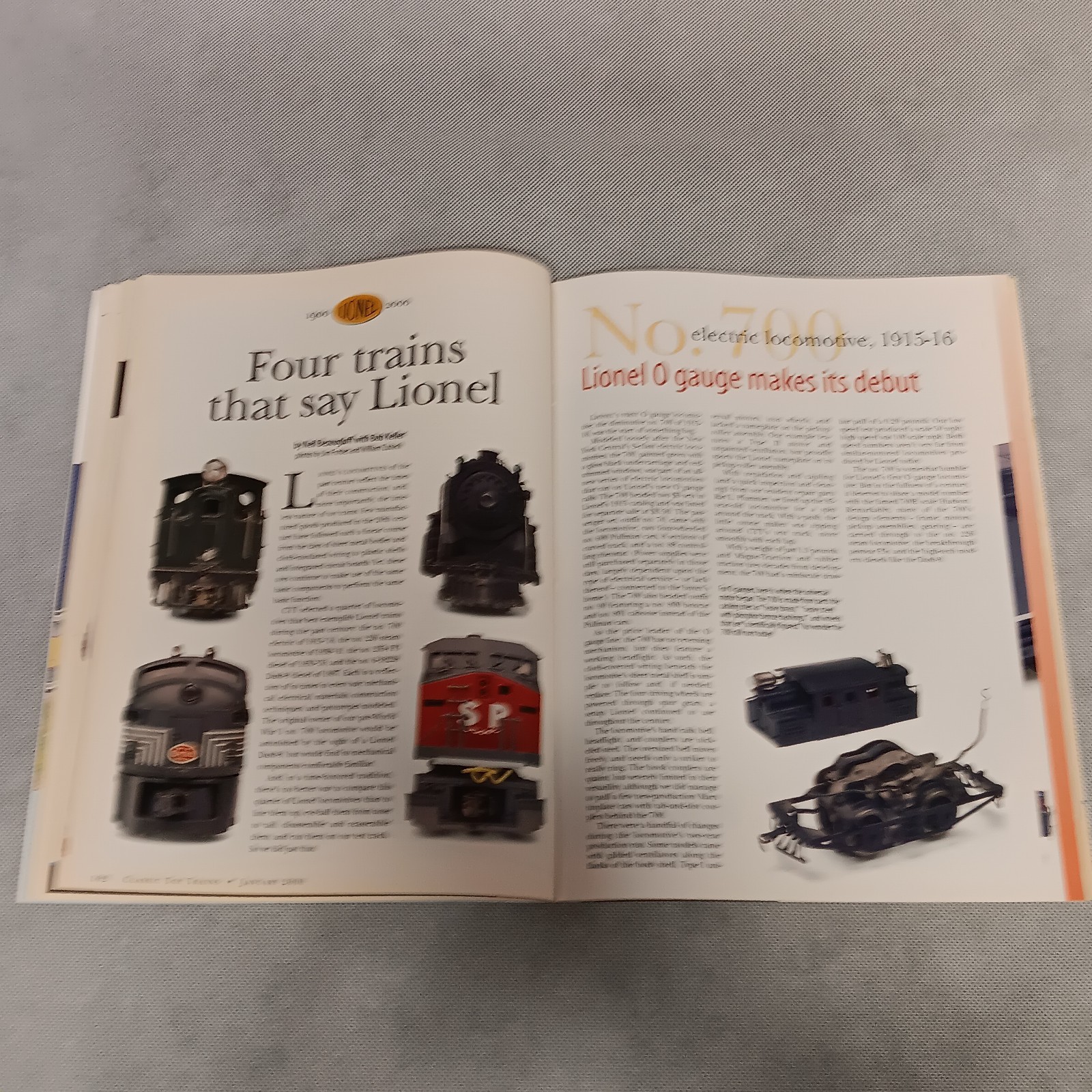 Classic Toy Trains Magazine January 2000