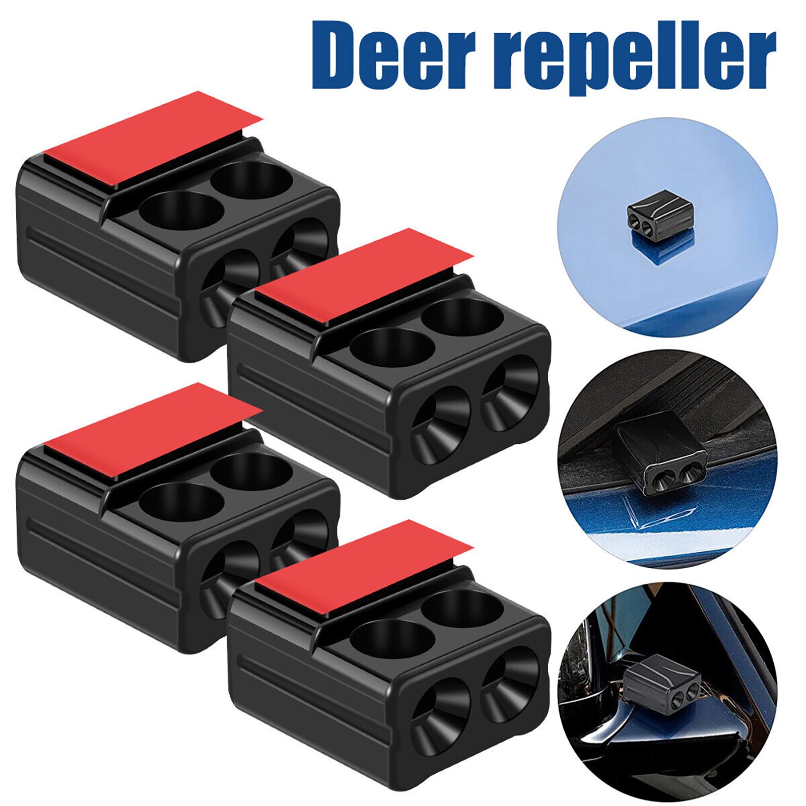 8X Deer Whistles Wildlife Warning Device Animal Sonic Alert Car Safety Accessory