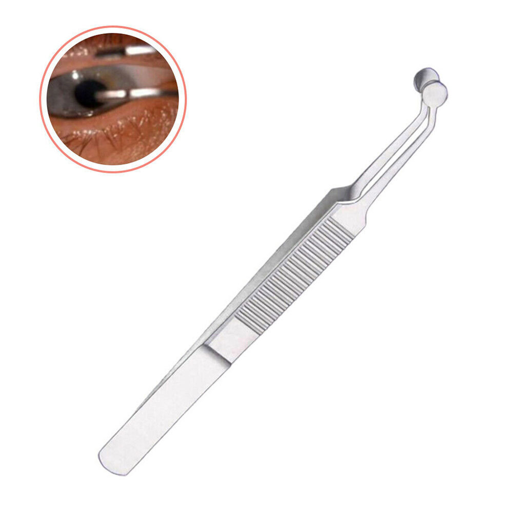 Stainless Steel Meibomian Gland Expressor Forceps Tweezers, Safe NEW++