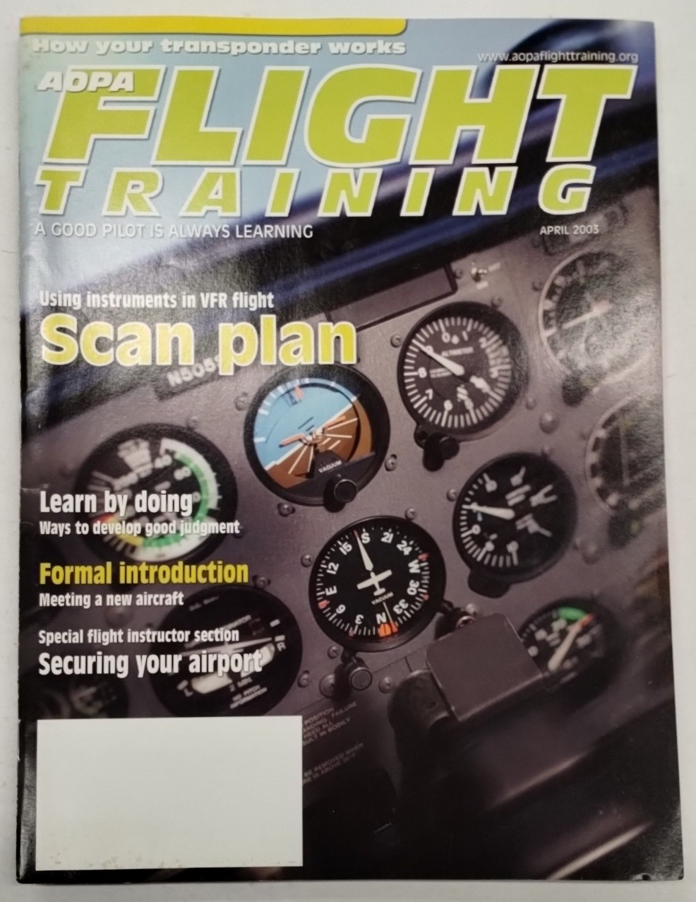 AOPA Flight Training Magazine April 2003/Volume 15/Number 4-Original
