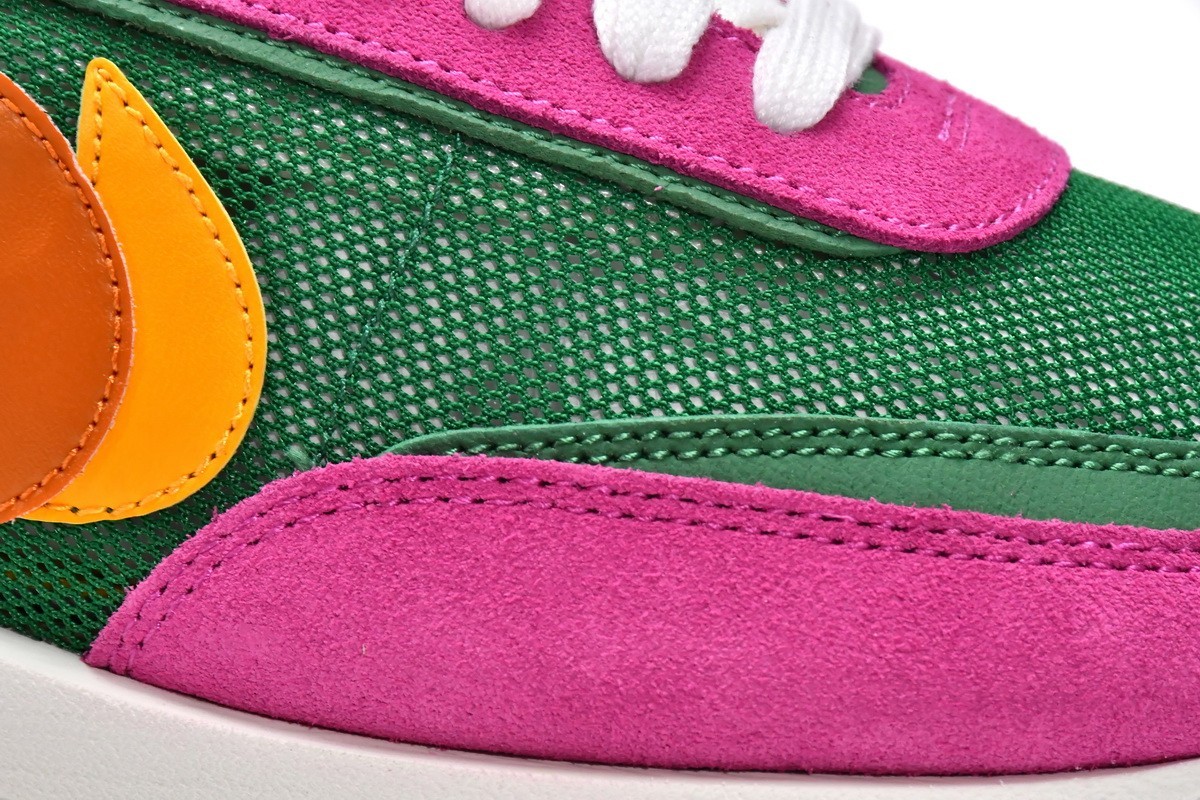 Brand New Sacai x Nike LDV Waffle Men Shoes Pine Green Purple