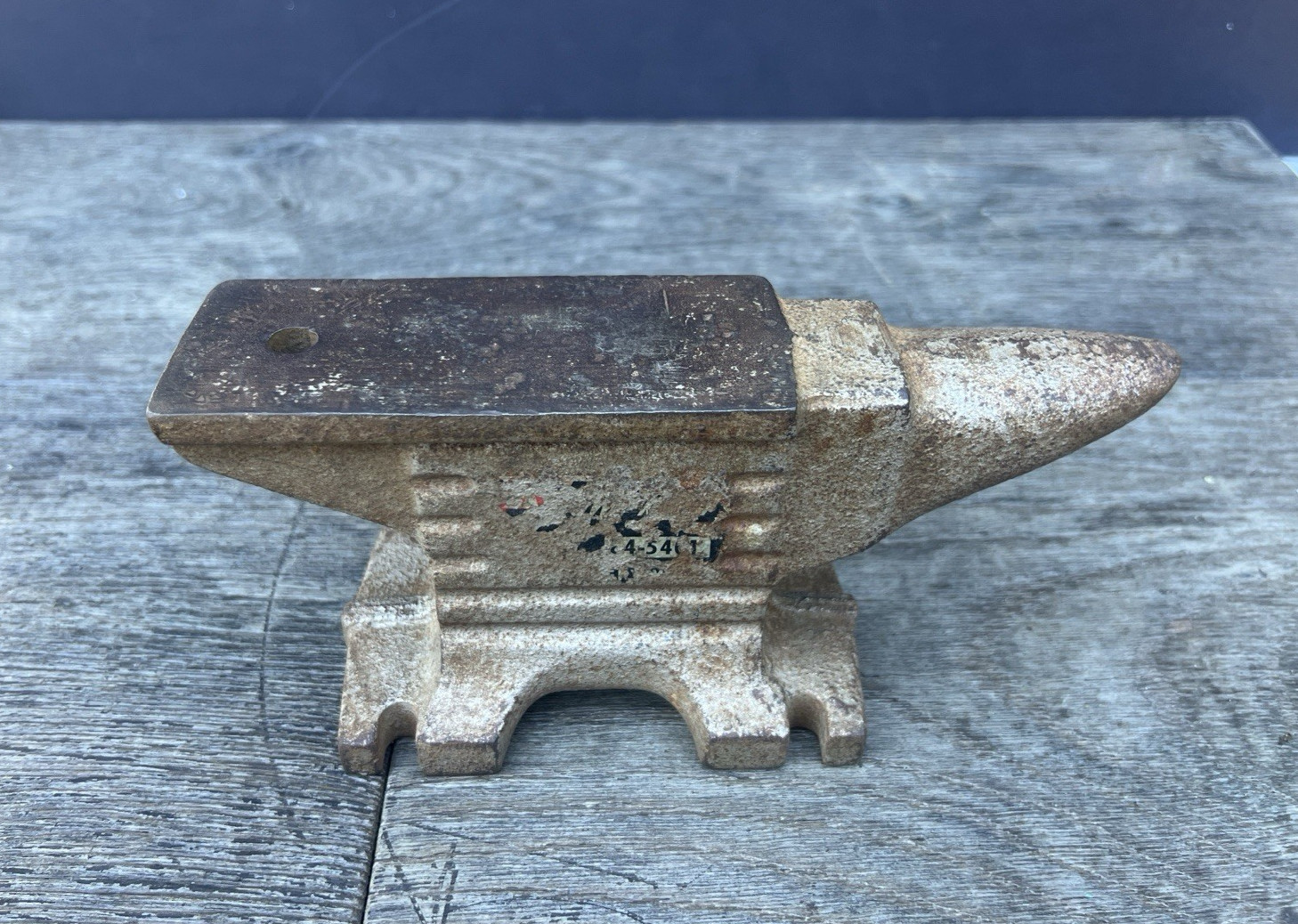 Vintage Powr-Kraft 8 lbs. 3 oz Blacksmith Jewelers Anvil V58 USA