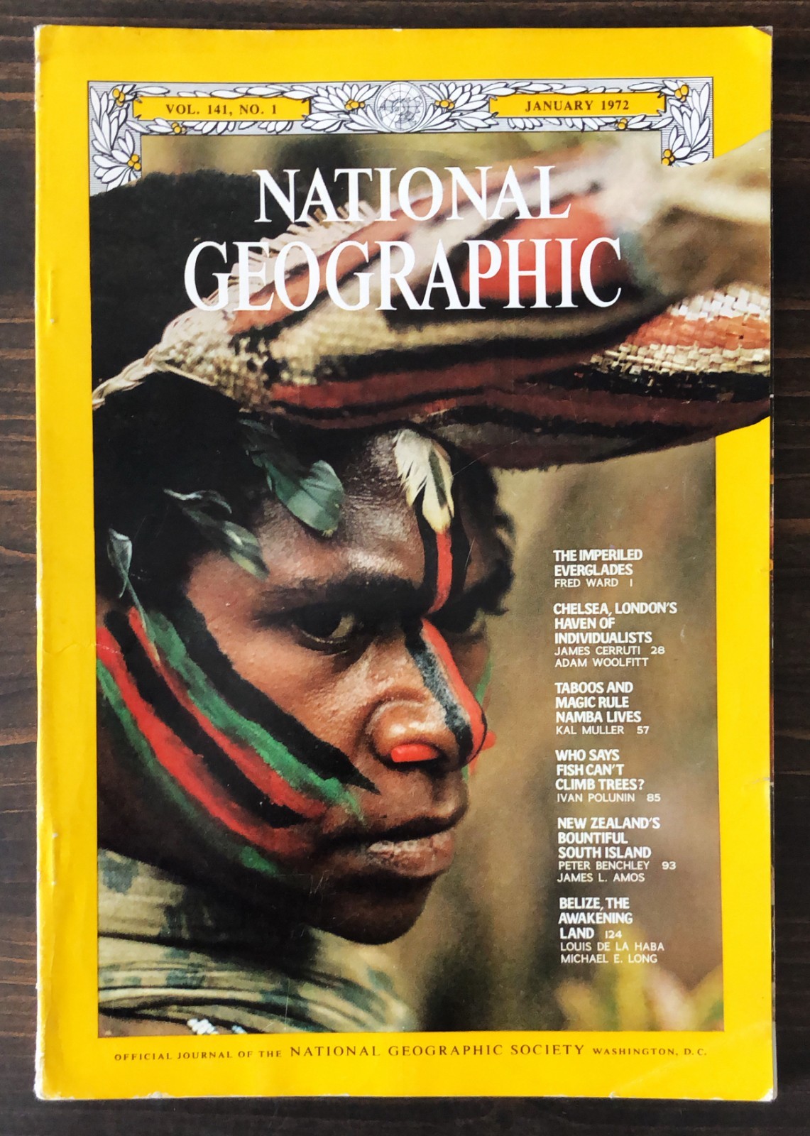 1972 National Geographic Magazine - January
