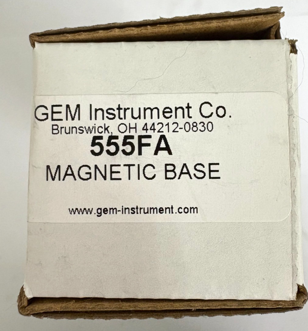 GEM INSTRUMENTS 555FA MAGNETIC BASE ROUND BASE