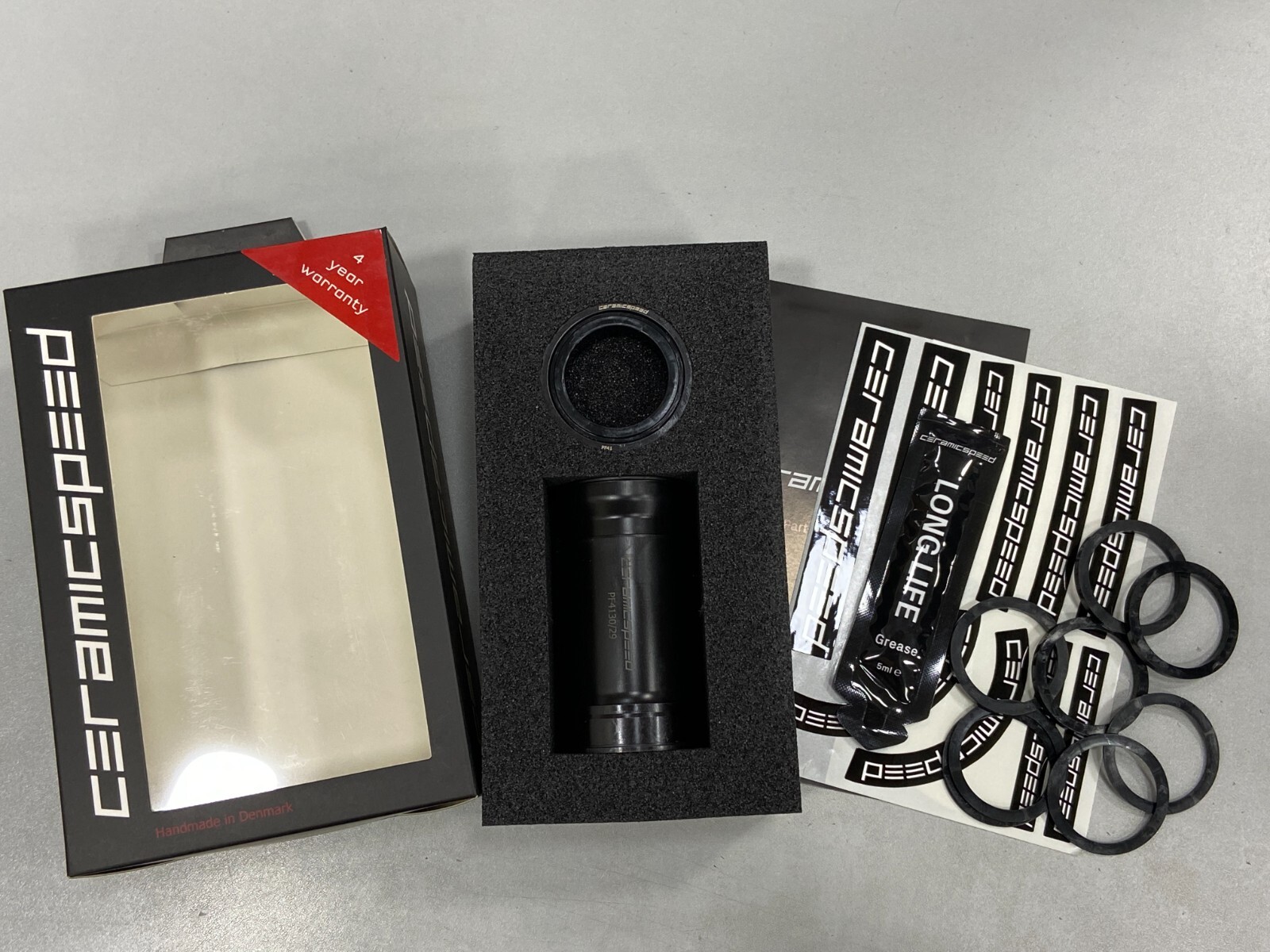 Ceramicspeed BB86 41x86.5mm Bottom Bracket for SRAM DUB Road (Noncoated) Black