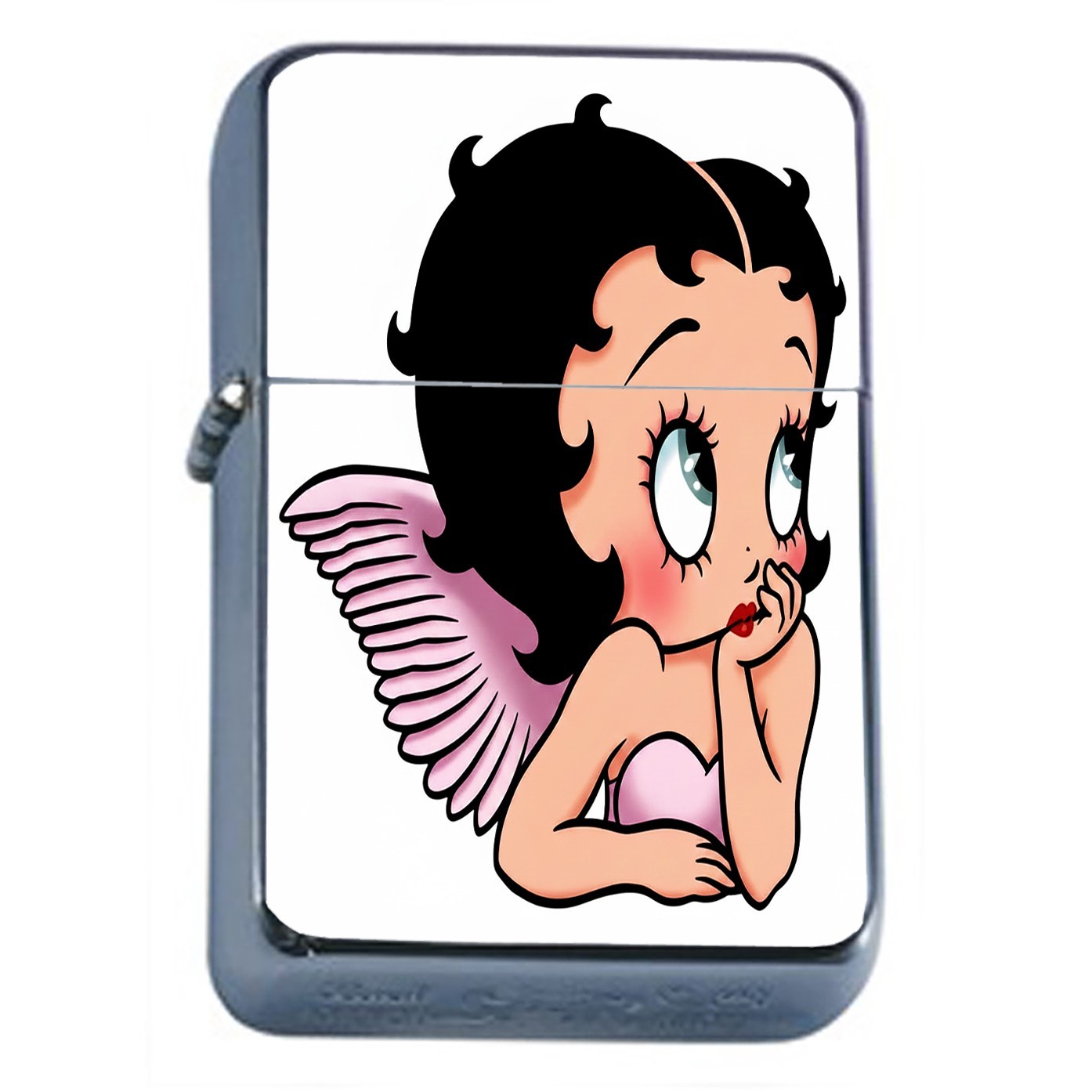 Pink Angel Boop Oil Lighter