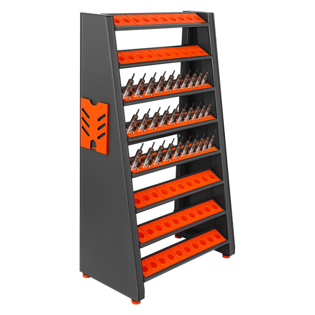 Tool trolley CAT40-BT40 multi-function tool management rack milling cutter chuck