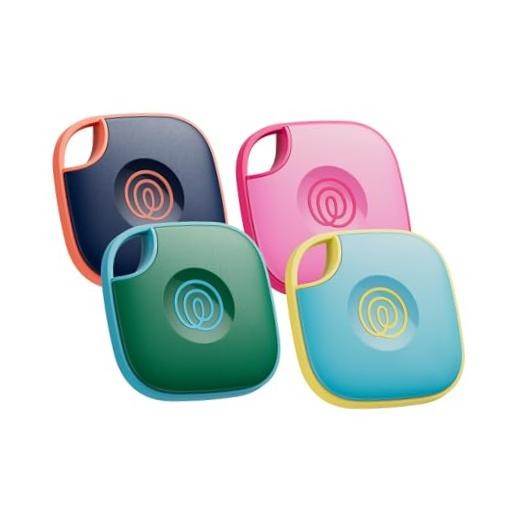 Tile - Bluetooth Tracker, Keys Finder and Item Locator for Keys, 4-Pack Multi