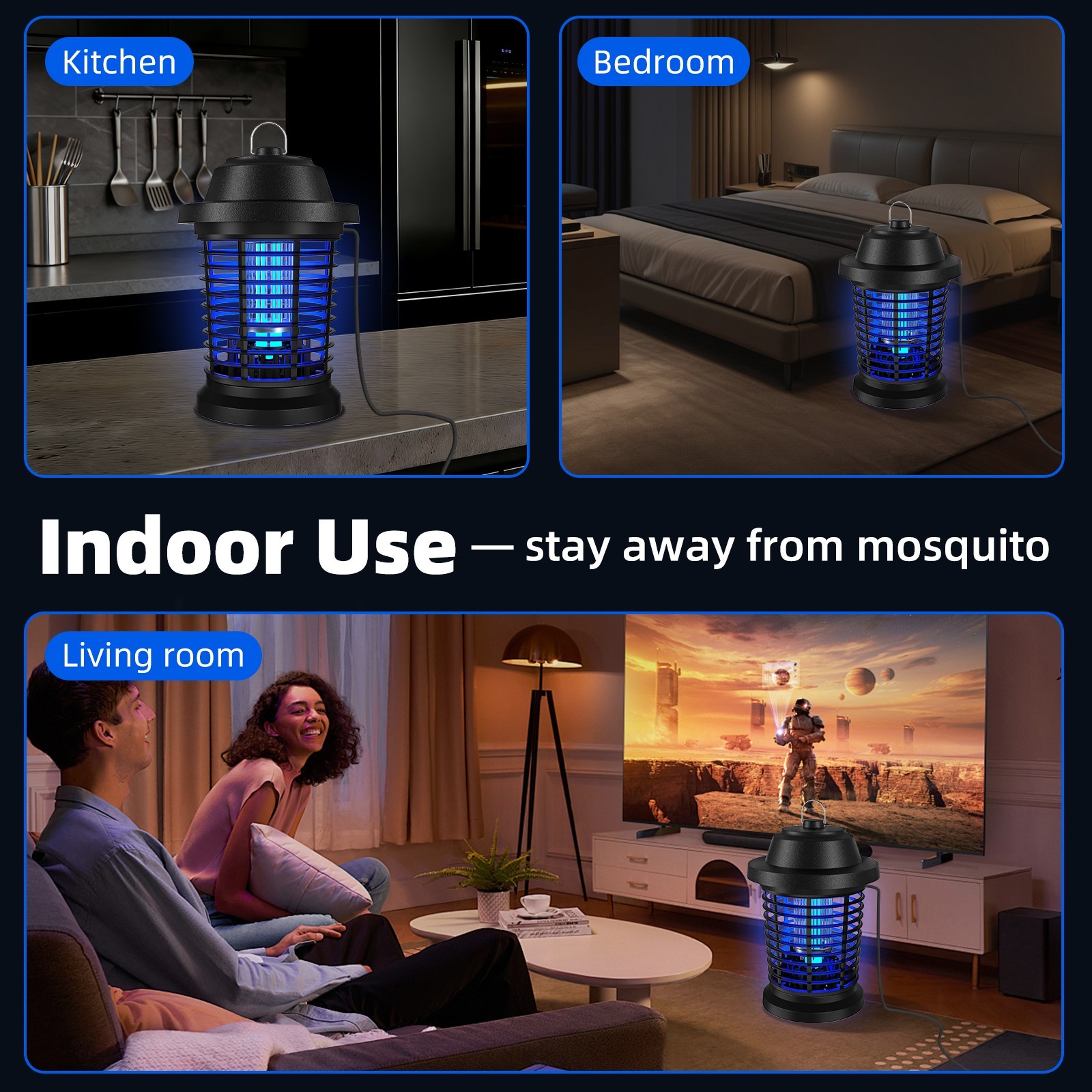 Electronic Bug Zapper Mosquito Killer Fly Trap Lamp,Electronic Fly Insect Trap