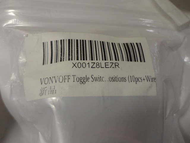 Mini Toggle Switches VONVOFF Model BD-246 On / Off 50pcs