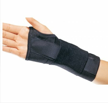 PROCARE CTS Contoured Wrist Support, Aluminum Stay Right Hand Black Medium