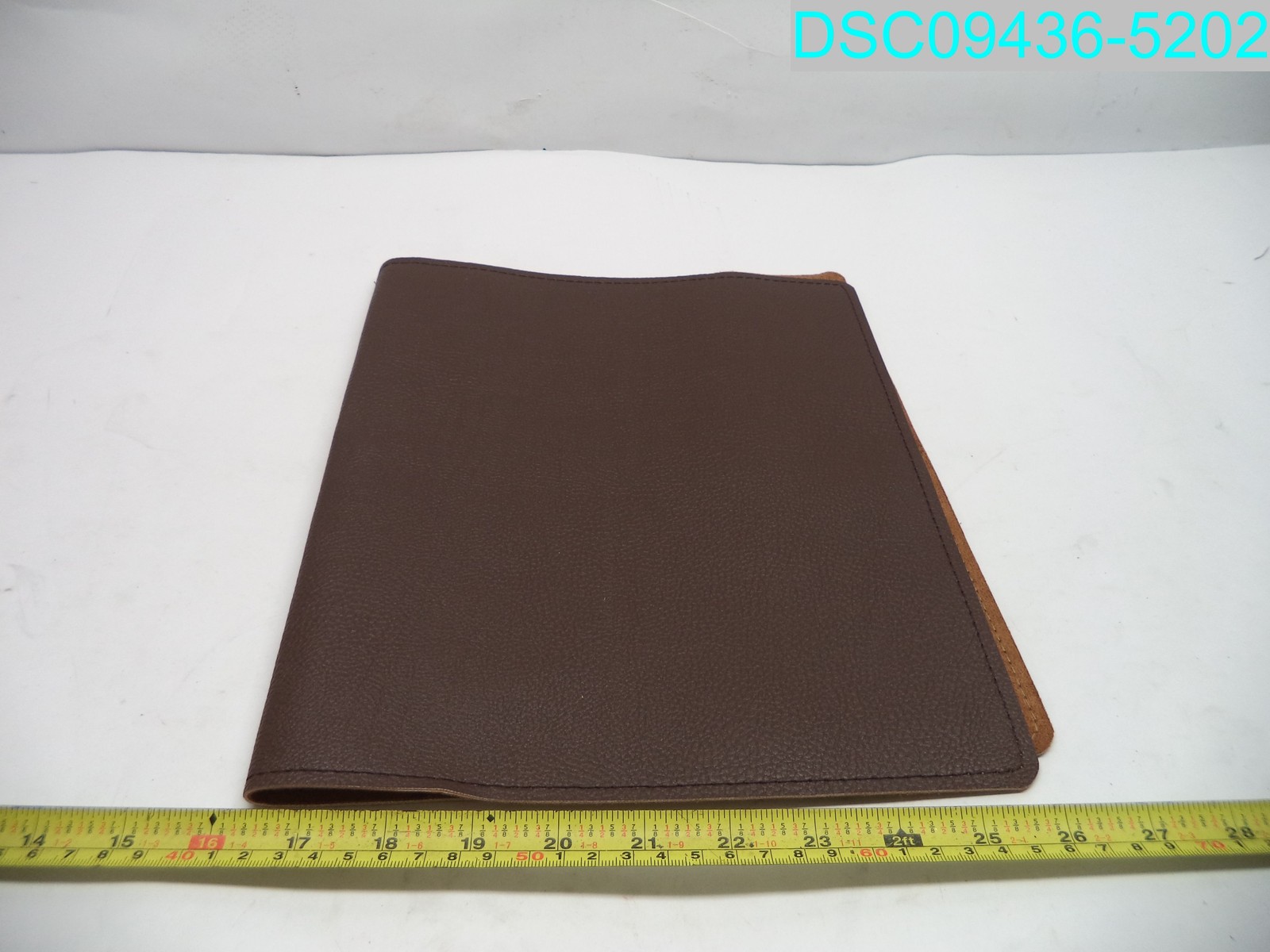QTY=20: Brown Faux Leather 5 Page Soft Menu Covers