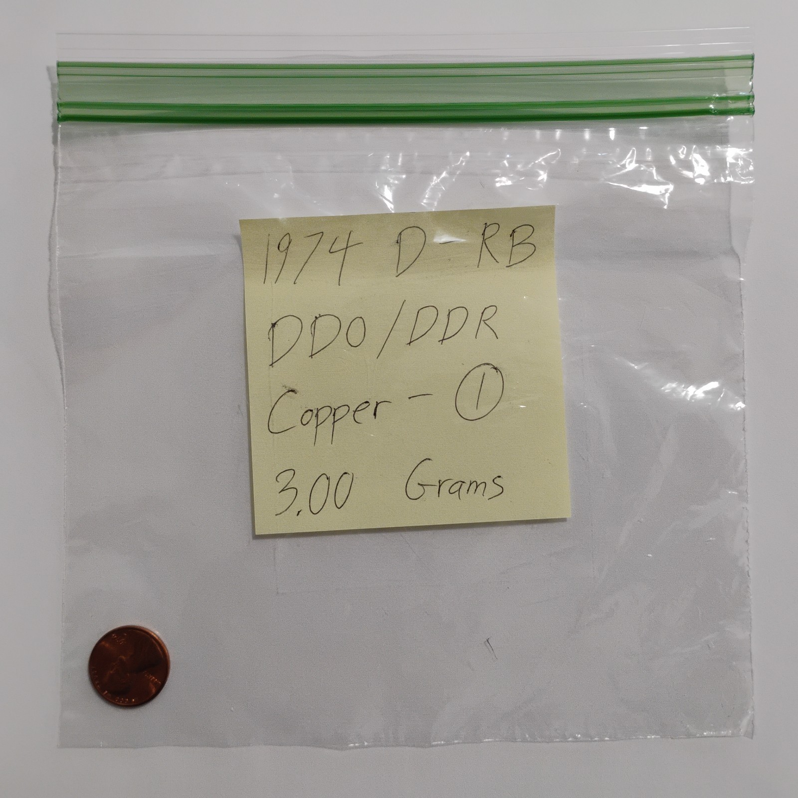 Error - 1974 D - RB - DDO and DDR - COPPER - 1
