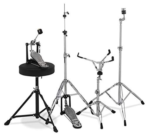 Pacific Drums Center Stage Complete Drumkit, 5 Drum Set, Electric Green...