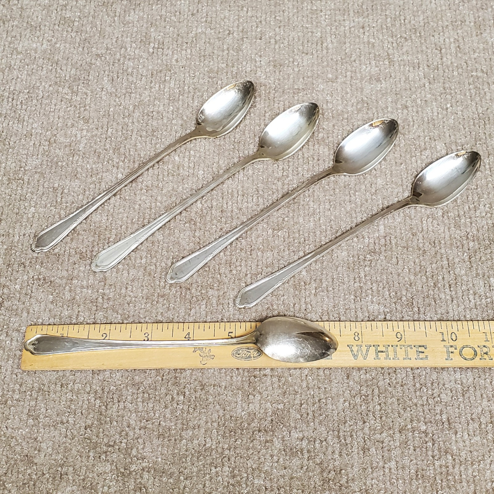Cunningham Silver Plate Laurel 1934 Silverplate 65 pcs Flatware Silverware