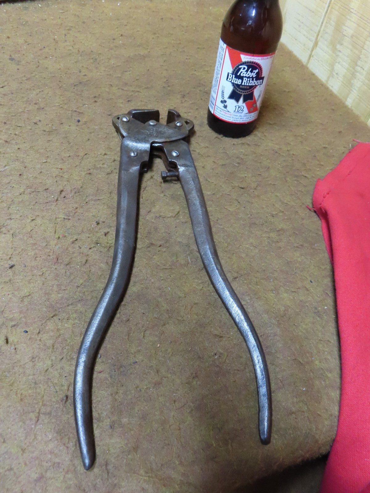 Vtg Unusual Compound Farrier Hoof Nippers,Champion,Pat'd,Bypass,USA~AV/GD🤠H1.26