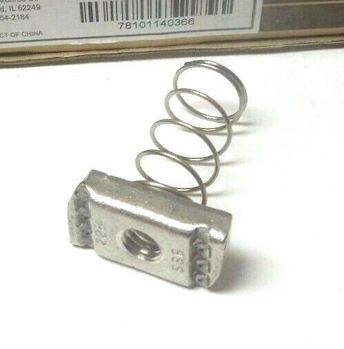Cooper B-Line N228 3/8" SS6 Channel Spring Nut Stainless Steel <965D2