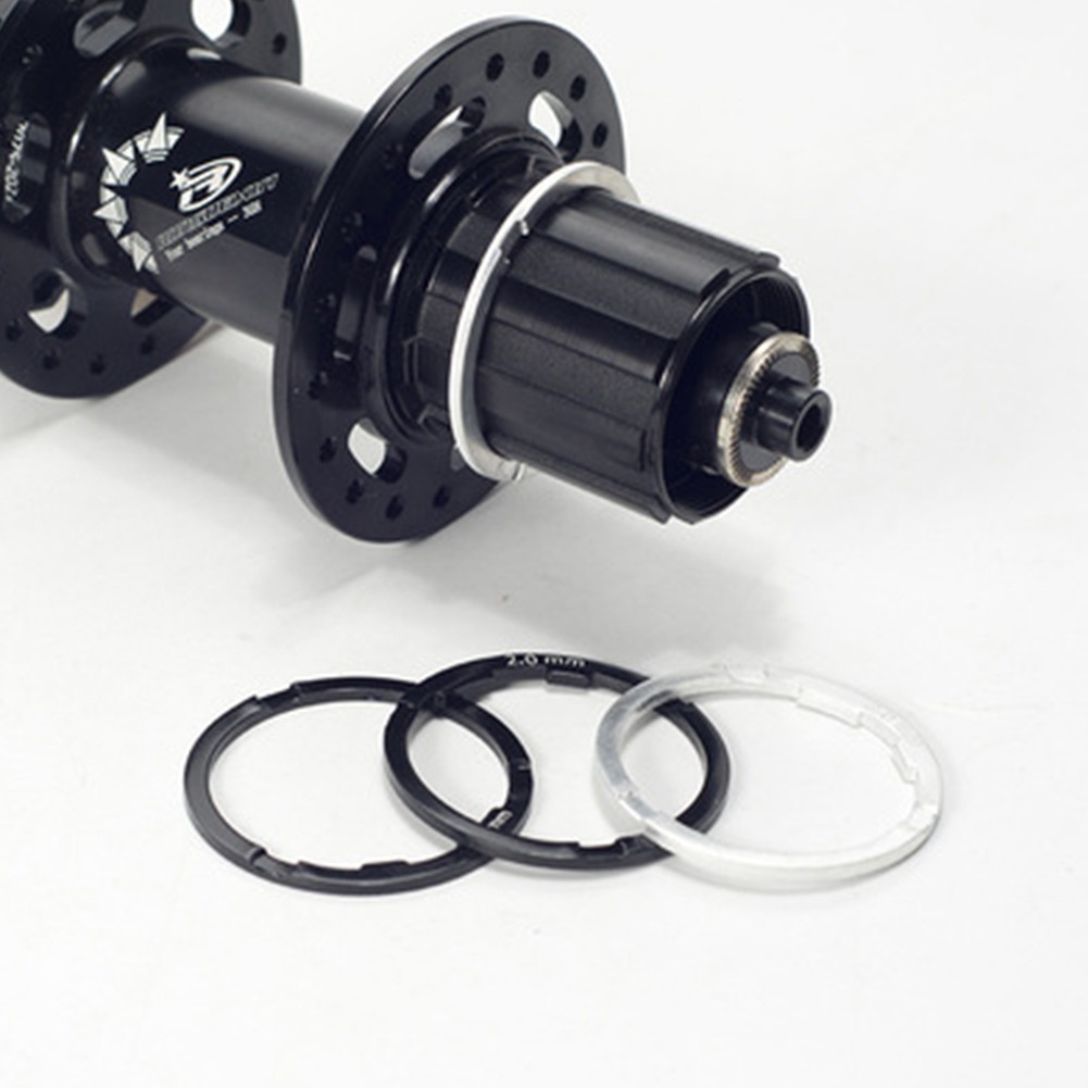 Freehub Spacer Black/Silver For Adjusting Bike Bottom Bracket/flywheel/hub