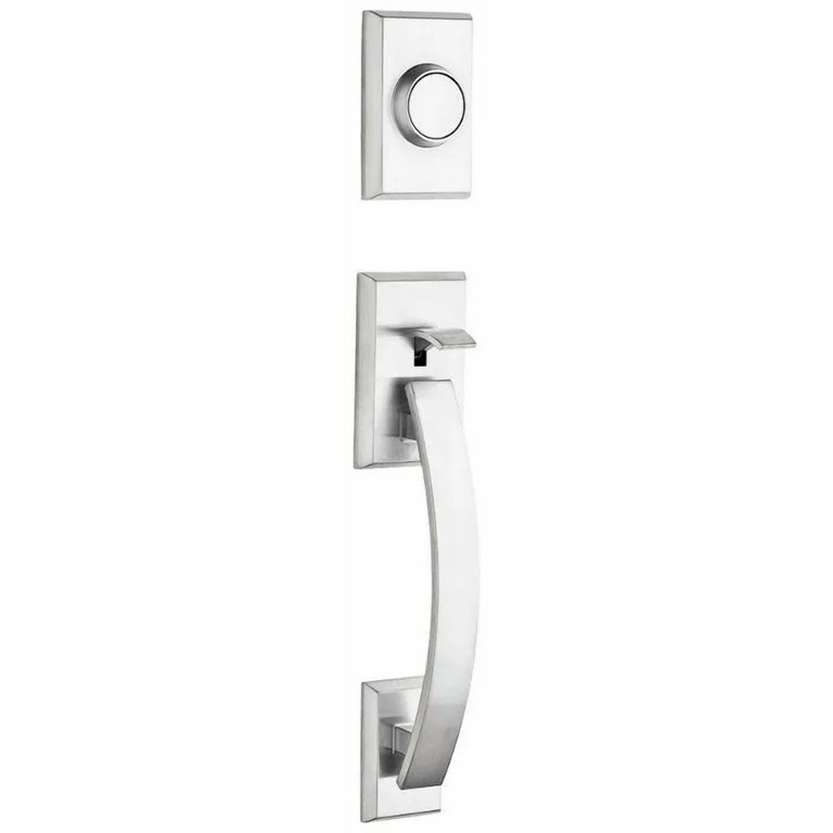 Kwikset 802TVHLIP-26 Tavaris Exterior Only Dummy Handle Set In Polished Chrome