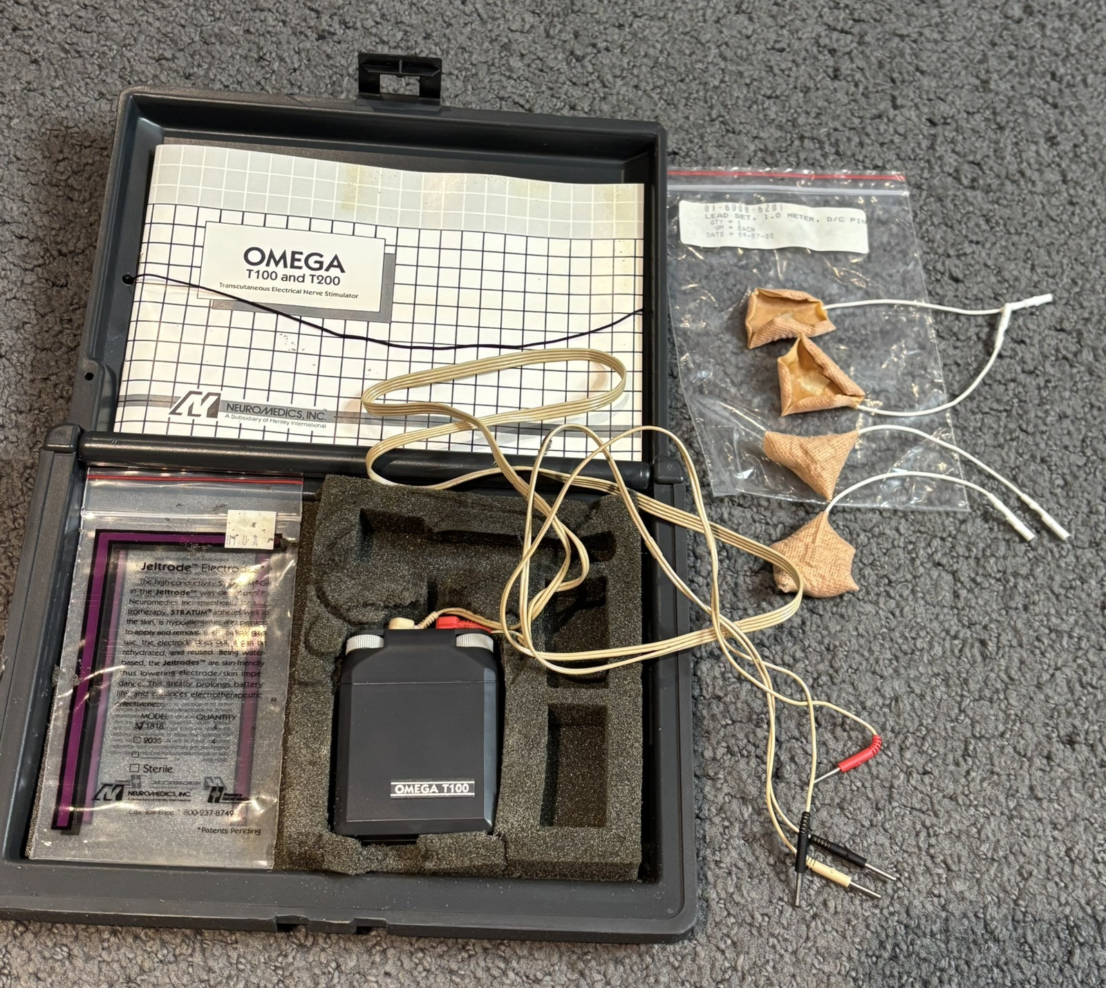 Omega T100 Transcutaneous Electrical Nerve Stimulator Works