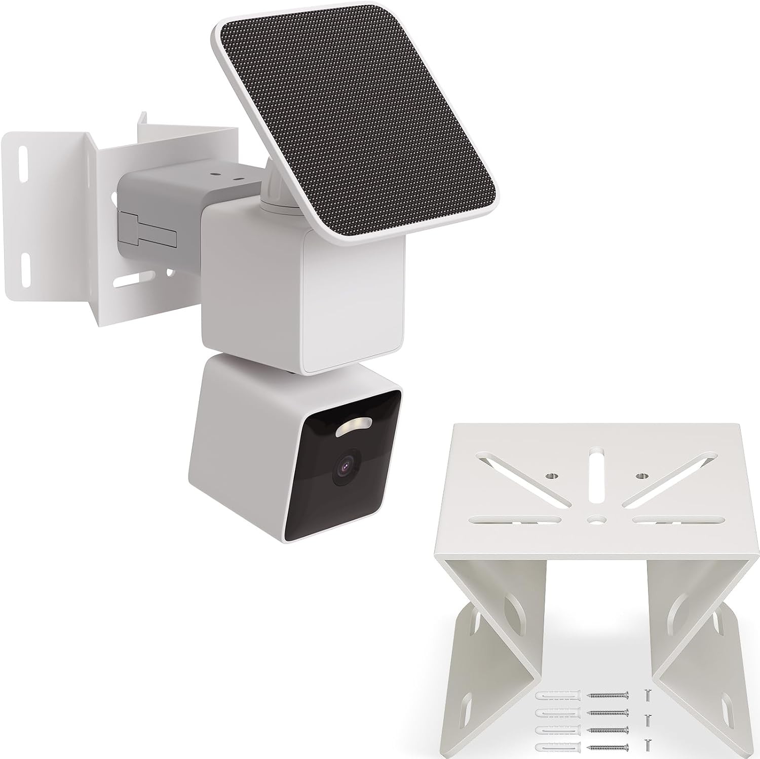 Corner Mount Bracket Compatible with WYZE Solar Cam Pan (Flagship Model),304 Sta