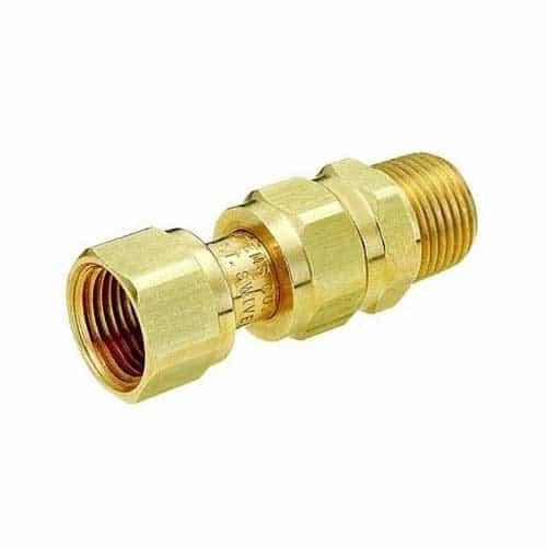 1 PC Spraying Systems 11990-16 TeeJet Brass Break Away Swivel - 3/8F x 3/8M